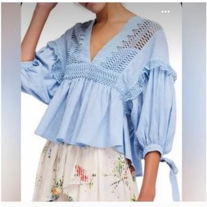 Free People Drive You Mad boho top